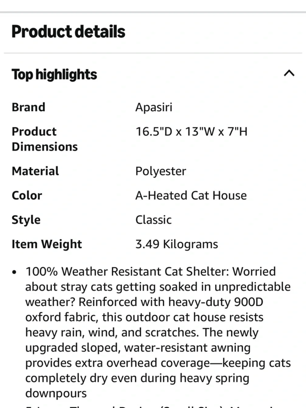 Green Outdoor Elevated Cat House with Anti-Peep Curtain